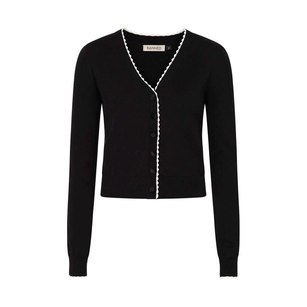 Banned - Mara Cardigan - Black